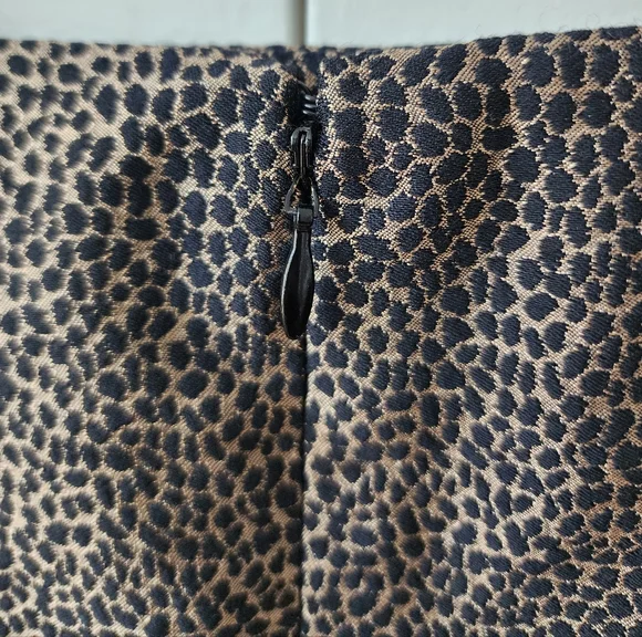Vintage Fendi 2000s Karl Lagerfeld Animal Print Flare Mini Skirt IT 40 - Picture 5 of 6